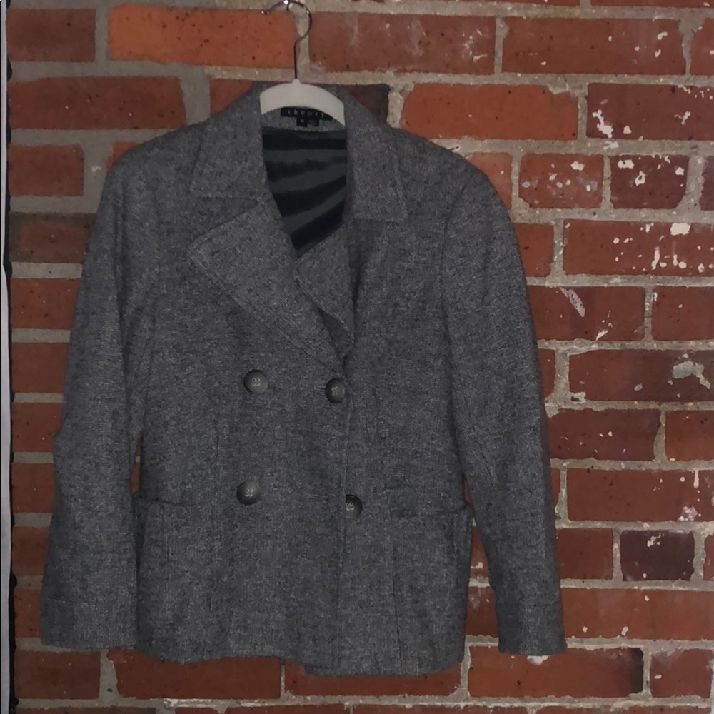 Theory grey blazer